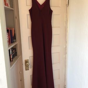 bhldn jones dress burgundy